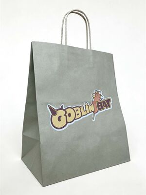 Customized Disposable Kraft Paper Twisted  Handle Bag Printing MOQ 50000 Pieces Take Away Bag