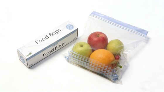 PE Food Grade Biodegradable Double Zip Lock Custom Printed Large Plastic Ziplock For Fruits and VegetablesStorage Waterproof