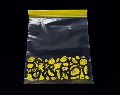 Customizable PE Double Zipper Food Storage Bags BPA-Free Leakproof & Reusable Ideal for Kitchen Organization & Meal Prep