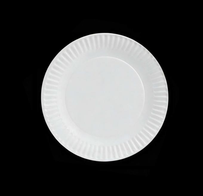 Custom Disposable White Round Party Paper Plates – 9-inch Food-Grade Eco-Friendly